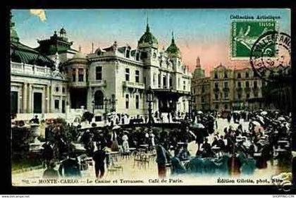 06 - Monte-Carlo - Le casino et Terrasses Cafe de Paris