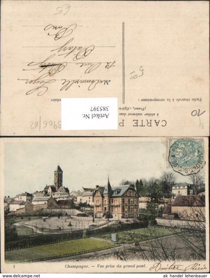 385397,Champagne-Ardenne Aube Champagne Vue prise du grand pont Teilansicht