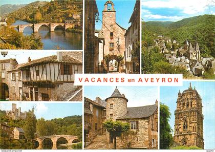CPM Entraygues Villecomtal Conques Peyrusse le Roc Belcastel Montbazens Rodez