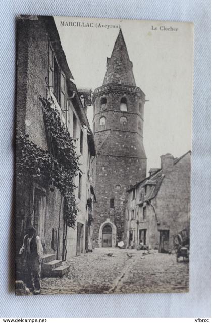 Marcillac, le clocher, Aveyron 12