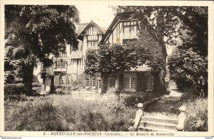 CPA Bonneville sur Touques Le Manoir de Bonneville