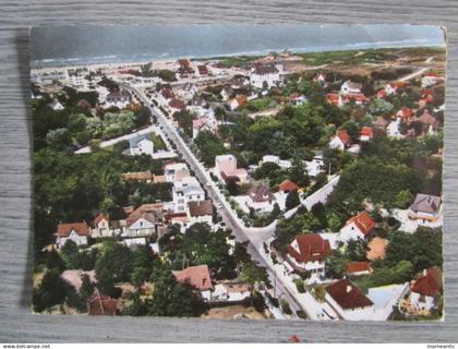 Cpa Merville-Franceville (14) vue générale aérienne