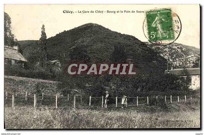 CPA Clecy La Gare de Clecy Bourg et le Pain de Sucre