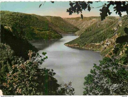 15 - Cantal - Barrage de l'Aigle - Le Lac vu de Chalvignac - Route Tulle - Spontour - L'Aigle - Mauriac - Mention Photog