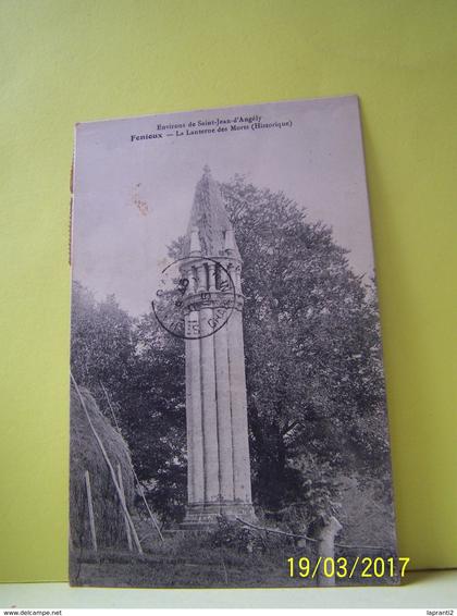 FENIOUX (CHARENTE MARITIME) LA RELIGION. LA LANTERNE DES MORTS.