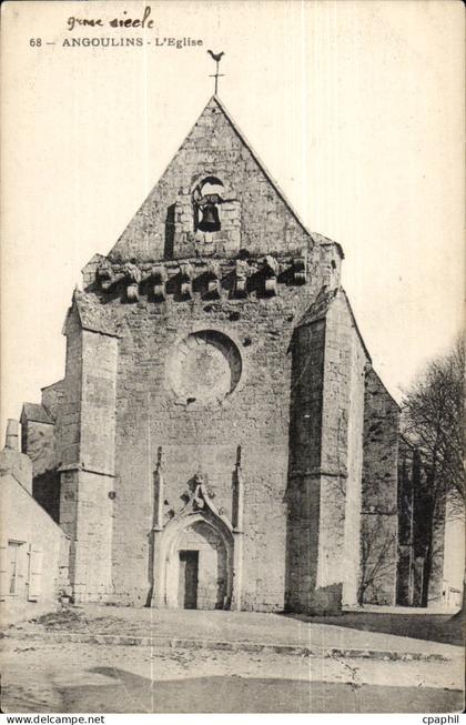 angoulins CPA L'eglise
