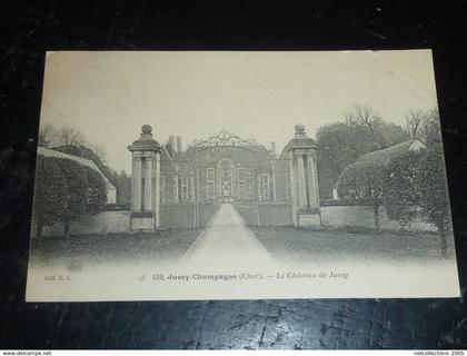 JUSSY-CHAMPAGNE, LE CHATEAU DE JUSSY - 18 CHER (AF)