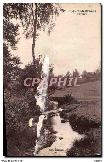 CPA Eygurande Correze Paysage