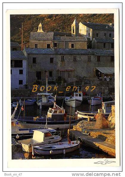 {36181} 20 2B Haute Corse Le Cap Corse , Centuri Port ; bateaux.  " en baisse "