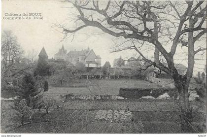 Château du Boux - Commune de ROM