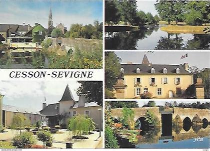 CPSM Cesson Sévigné vues multiples