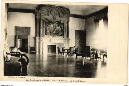 CPA HAUTEFORT-Chateau-Le Grand Salon (233761)