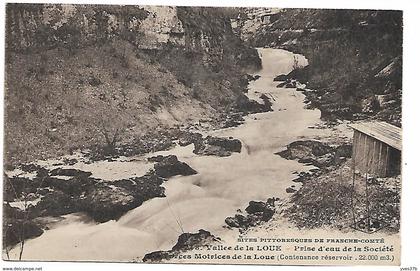 VALLEE de la LOUE - Prise d'eau de la Société des Forces Motrices de la Loue