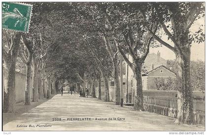 Drôme- Pierrelatte -Avenue de la Gare.