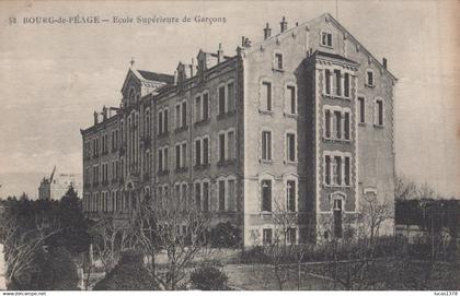 26 / BOURG DE PEAGE /  ECOLE SUPERIEURE DE GARCONS