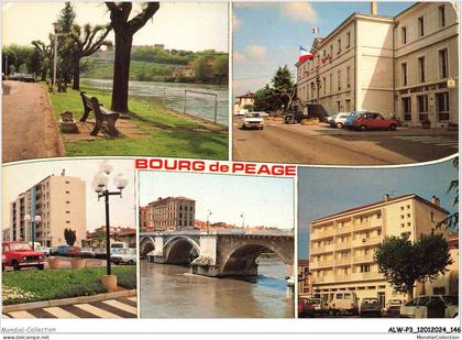 ALWP3-0274-25 - BOURG DE PEAGE - le pont - l'allée - la rue
