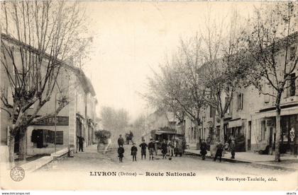 CPA LIVRON - Route Nationale (369770)
