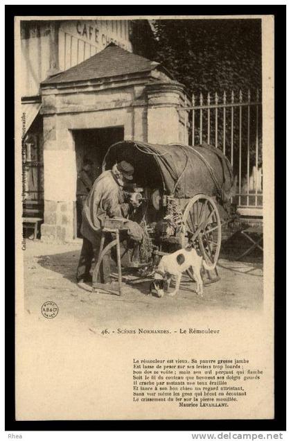 27 SCENES NORMANDES - le remouleur - Petits métiers