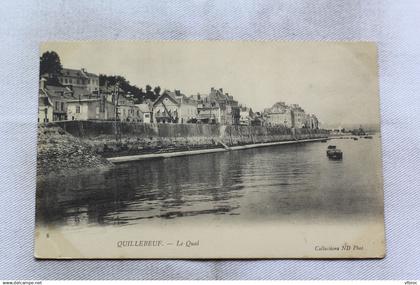 Quillebeuf, le quai, Eure 27
