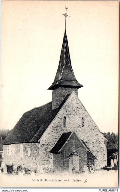 27 ARNIERES - vue de l'eglise