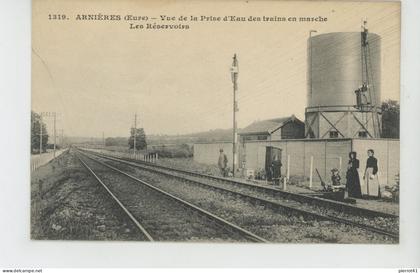 ARNIÈRES - Vue de la Prise d'Eau des trains en marche - Les Réservoirs