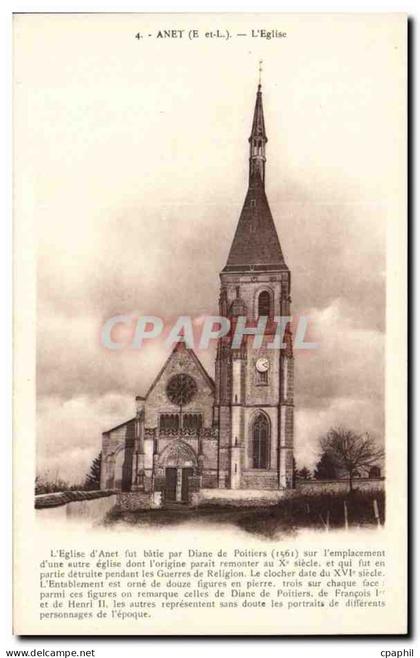 CPA Anet L'eglise
