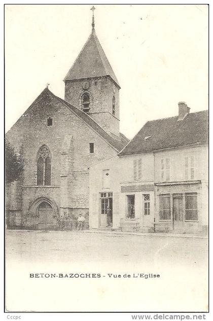 CPA Béton-Bazoches - vue de l´Eglise