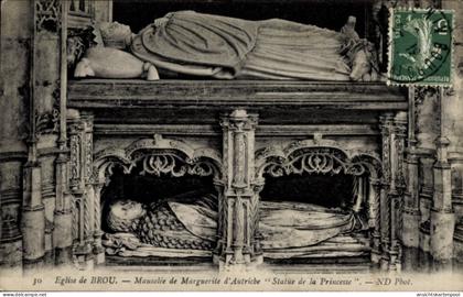 CPA Brou Eure et Loir, Mausoleum von Marguerite d'Autriche, Kirche