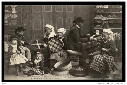 29 Bannalec 1360 - Tissage Tamis et Cribles dans une Famille de BANNALEC (Série des In D29D K29004K C29004C RH007753