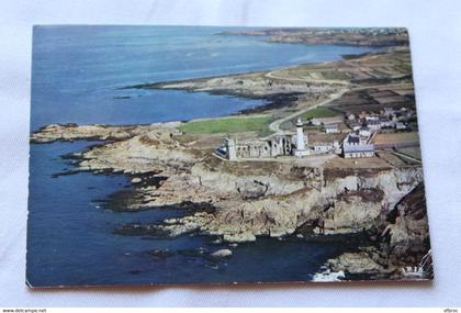 J784, Cpm 1968, la pointe saint Mathieu, le phare, au loin le Conquet, Finistère 29