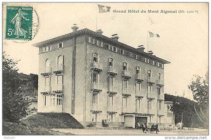 - gard - ref  A304 -  mont aigoual - le grand hotel - carte bon etat -