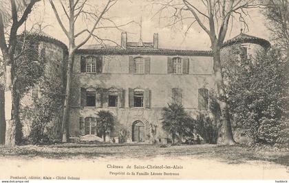 SAINT CHRISTOL LES ALAIS - LE CHATEAU