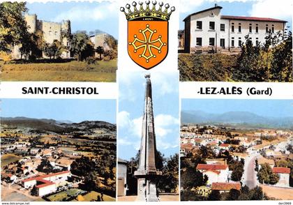 SAINT-CHRISTOL-les-ALES - Vues multiples - Blason