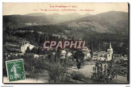 CPA Vallee De Luchon Frontignan Vue Generale
