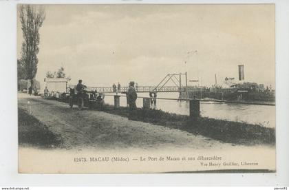 MACAU - Le Port de Macau et son débarcadère