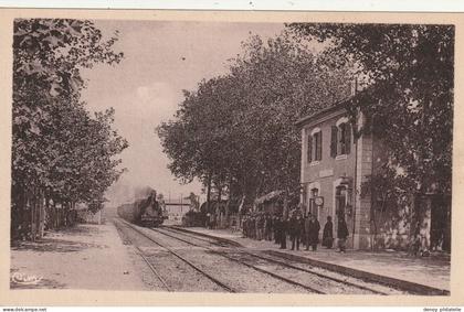 34/ Saint Christol - La Gare Avec train -