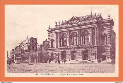 a344 / 385 34 - MONTPELLIER Théatre et rue Maguelonne