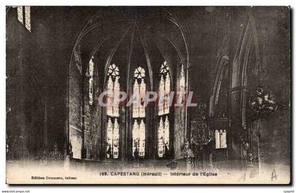 Capestang - Interieur de l'Eglise - CPA