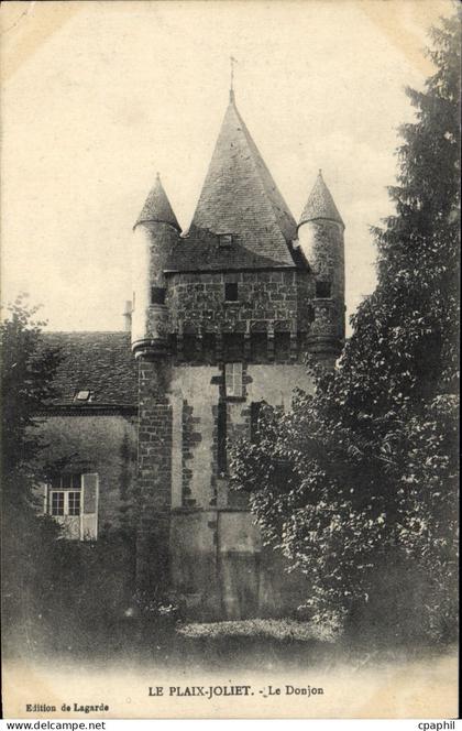 CPA Le Plaix Joliet Le Donjon