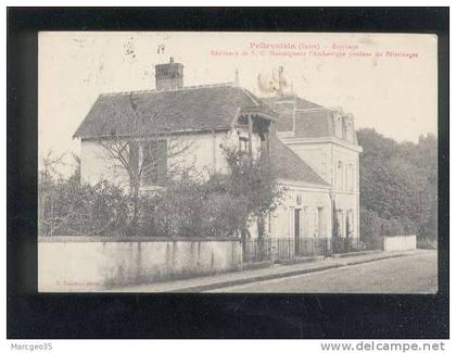 pellevoisin ermitage édit.tanchou timbre d'alexandrie à bord du bateau "lotus"  belle carte