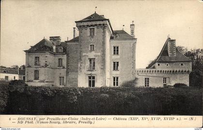CPA Boussay par preuilly sur Claise Chateau
