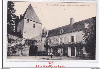 LOURDOUEIX-st-MICHEL : chateau de plaix-joliet - tres bon etat