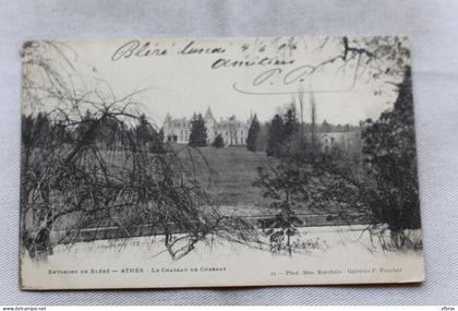 Cpa 1906, Athée, le château de Chesnay, Indre et Loire 37