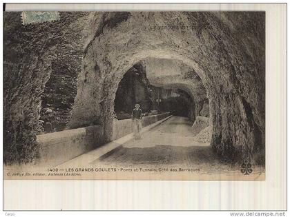 Les Grands Goulets. - Ponts et tunnels, coté des Barraques.