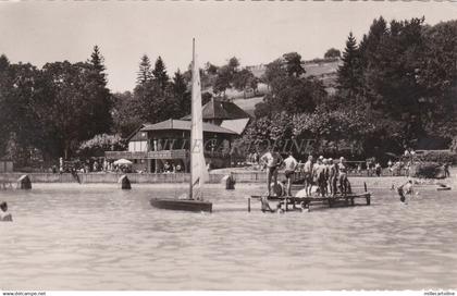 FRANCE - Lac de Paladru - Charavines - La Plage - Photo Veritable 1958