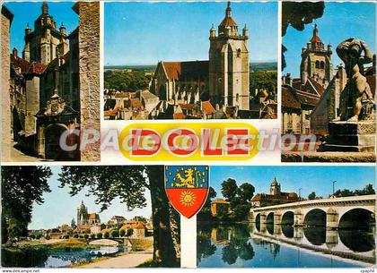 CPSM Dole (Jura) Hotel Champagney La Basilique Place aux Fleurs