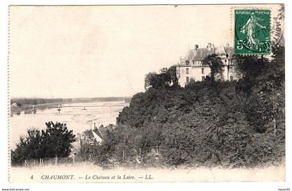 Chaumont sur Loire.Le Château et la Loire.