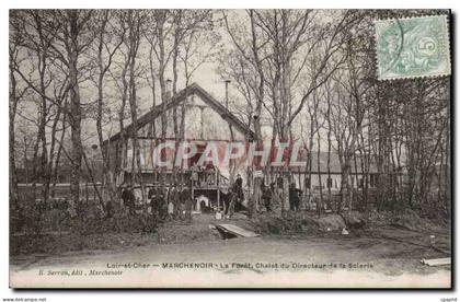 CPA Marchenoir la foret Chalet du directeur de la scierie