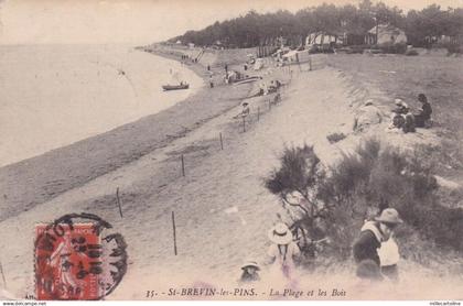 * FRANCE - Saint Brevin les Pins - La Plage et les Bois 1914