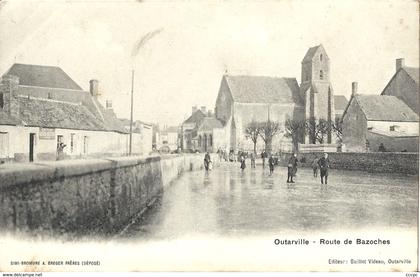 CPA Outarville  Route de Bazoches